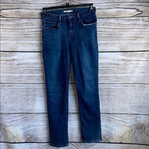 Womens Mid Rise Skinny Jean